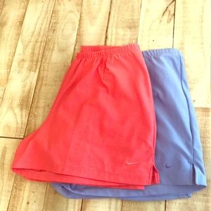 Women’s Nike Large Shorts 2 for $35